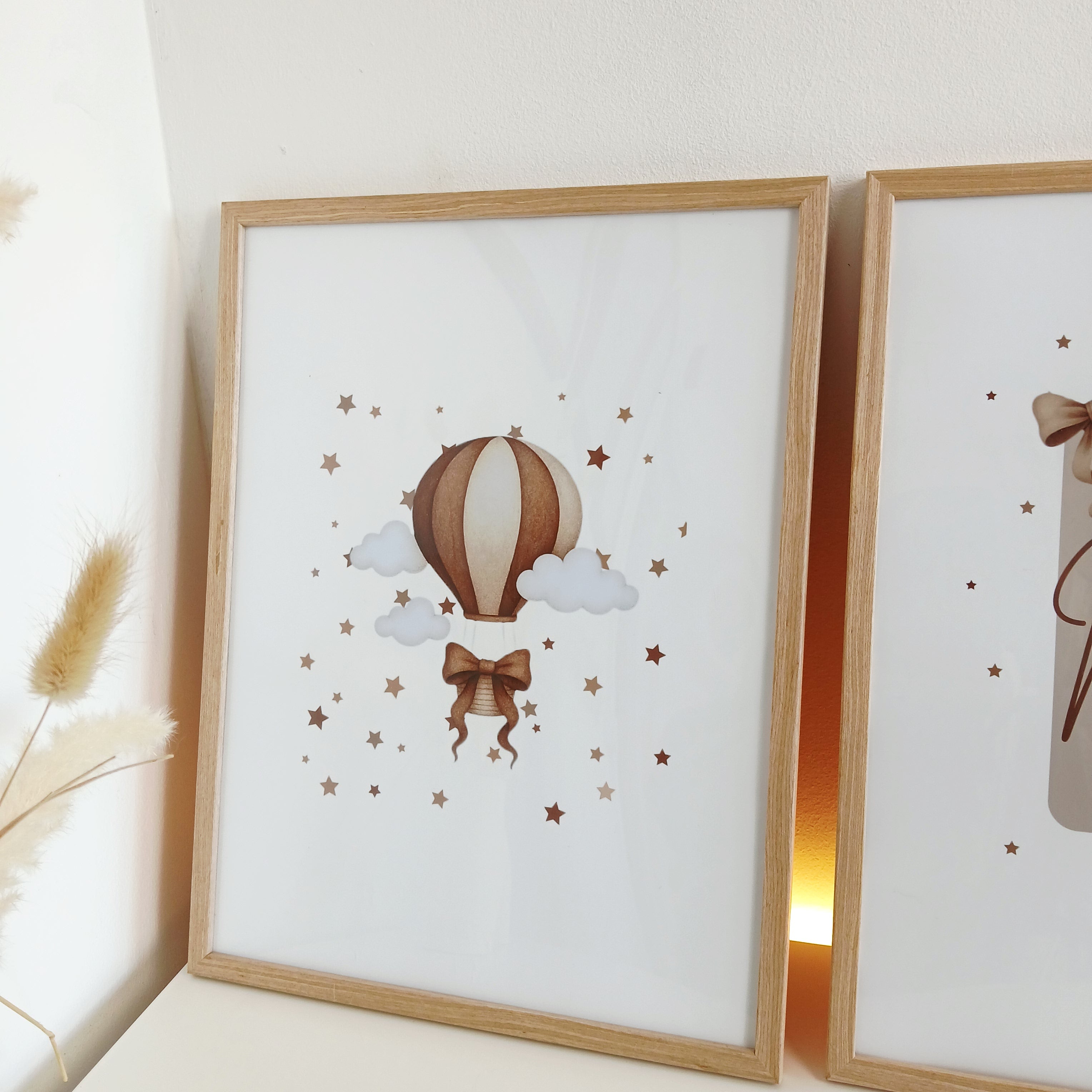 3 affiches personnalisées pour chambre fille ou garçon - 30 x 40 cm